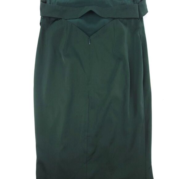 NWT Revolve NBD Everett Gown Emerald Green Formal Slit Open Backless Maxi Small - Picture 7 of 11